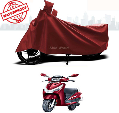 THE REAL ARV Waterproof Two Wheeler Cover for Hero(Destini 125, Brown)
