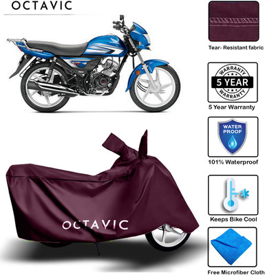 octavic Waterproof Two Wheeler Cover for Hero(CD 110 Dream, Maroon)