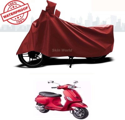 AutoRash Waterproof Two Wheeler Cover for Vespa(Vespa SXL 150, Brown)