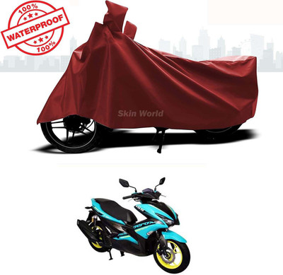 AutoRash Waterproof Two Wheeler Cover for Yamaha(Aerox 155 Maxi, Brown)