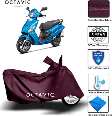 octavic Waterproof Two Wheeler Cover for Hero(Maestro Edge, Maroon)