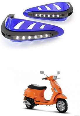 PRTEK Motorcycle Universal Bike Hand Guards with DRL Running Light 362 Bike Crash Guard(Piaggio)