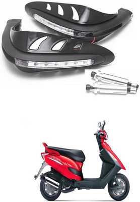 PRTEK Motorcycle Universal Bike Hand Guards with DRL Running Light 98 Bike Crash Guard(Bajaj)