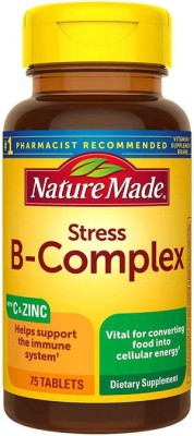 Nature Made Stress B Complex with Vitamin C and Zinc, 75 Tablets(75 No)