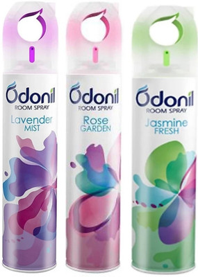 Odonil Rose, Jasmine, Lavender Spray 123(3 x 150 ml)