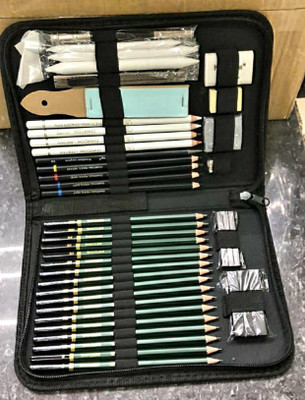 PEACORA-42-Pieces-Professional-Drawing-Pencils-and-Sketch-Kit-for-Artist