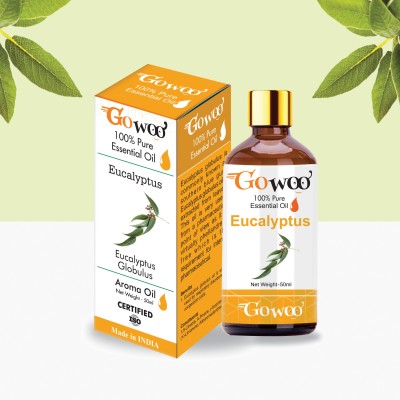 GoWoo Eucalyptus Essential Oil, For Pain Relief(50 ml)