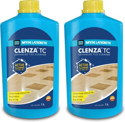 MYK LATICRETE Clenza Tile Cleaner 1Ltr (Pack of 2) Acid based