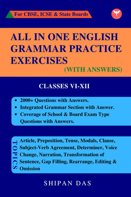 All in One English Grammar Practice Exercises(English, Paperback, Das Shipan)