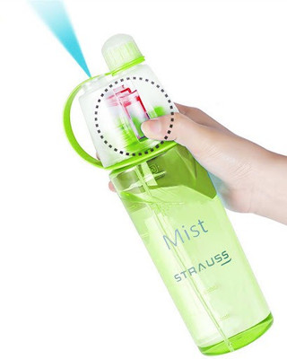 Strauss 600 ml Plastic Sipper(Pack of 1, Green)