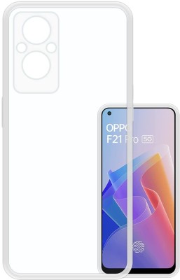 NIMMIKA ENTERPRISES Back Cover for Oppo F21s Pro 5G(Soft and flexible material | Transparent design | Lightweight and slim)(Transparent, Shock Proof, Silicon, Pack of: 1)