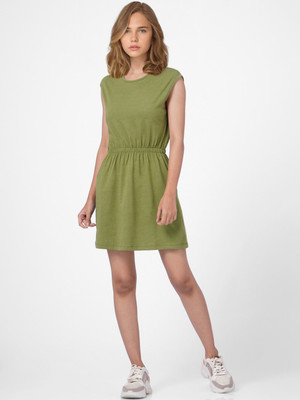 ONLY Women Shift Green Mini/Short Dress