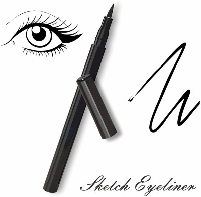 BLUEMERMAID Long Lasting Effects Smudge-proof, Waterproof Liquid Black Sketch 2 g(BLACK)