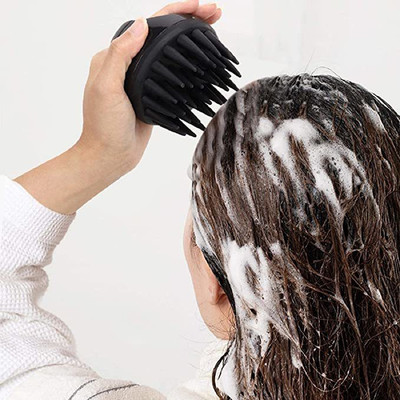 BKKTRADERS Massager Shampoo Brush, 1 Pack Upgraded Scalp Scrubber, Head Massager Scalp