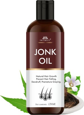 INTIMIFY Jonk oil Tail hair leech oil, Hair growth Anti dandruff hair oil for men & Women Hair Oil(120 ml)