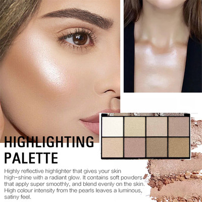 YAWI ULTRA MATTE ILLUMINOUS BRONZE HIGH LIGHTER PALETTE Highlighter(MULTI COLOR)