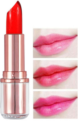 MYEONG Moisturizing Color Change to Pink Gel Lipstick waterproof(red, 3.6 g)