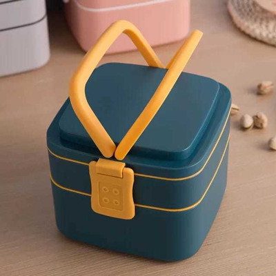 PACK OF 1 AIRTIGHT LUNCH BOX FOR TRAVELLING & SCHOOL & COLLEGE 2 Containers 1 Containers Lunch Box(1200 ml)