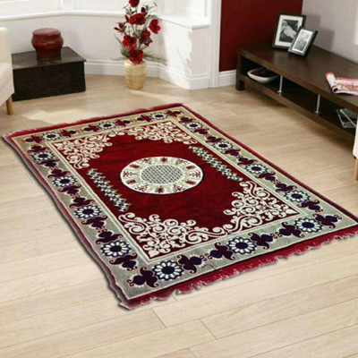 FurnishHut Multicolor Cotton Carpet(4 ft,  X 6 ft, Rectangle)