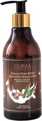 FLURAA Kokum – Shea Butter Romantic Body Lotion – With Aloe Vera & Cucumber – 285 ML(285 ml)
