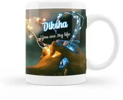 Exocticaa Diksha You are my Life Romantic Quotes 101 Ceramic Coffee Mug(325 ml)