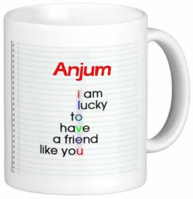 GNS Anjum I Love You Friendship Romantic Quotes 072 Ceramic Coffee Mug(325 ml)