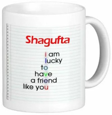 GNS Shagufta I Love You Friendship Romantic Quotes 072 Ceramic Coffee Mug(325 ml)