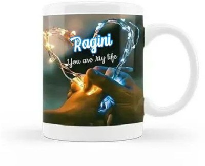 Exocticaa Ragini You are my Life Romantic Quotes 101 Ceramic Coffee Mug(325 ml)