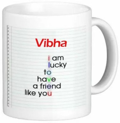 GNS Vibha I Love You Friendship Romantic Quotes 072 Ceramic Coffee Mug(325 ml)