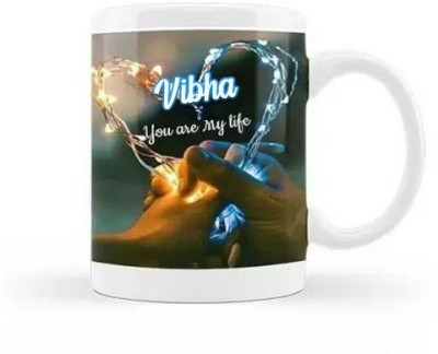 Exocticaa Vibha You are my Life Romantic Quotes 101 Ceramic Coffee Mug(325 ml)