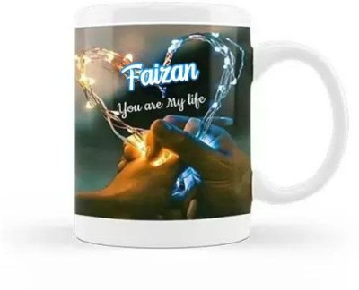 Exocticaa Faizan You are my Life Romantic Quotes 101 Ceramic Coffee Mug(325 ml)