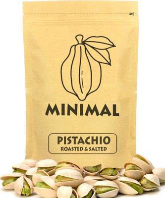 Minimal Fresh Roasted & Salted Pistachio Dry Fruits (Inshell Pista Dry Fruits) Pistachios(1 x 100 g)