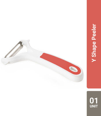 Flipkart SmartBuy Vegetable & Fruit Y Shaped Peeler(White, Red)