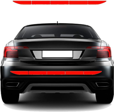 HindK Store REFLECTIVE STICKERS FOR CAR AND BIKES 101.6 mm x 38.1 m Red Reflective Tape(Pack of 4)