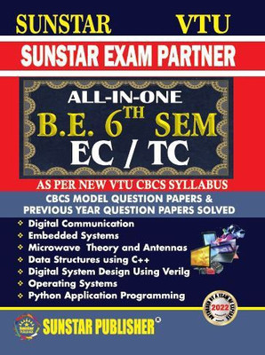 B.E. 6th Semester Electronics Sunstar Exam Partner(Paperback, Team of Experts)