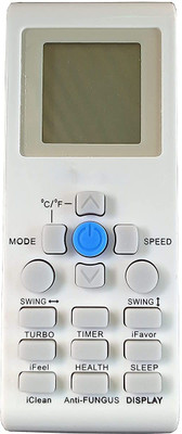 BhalTech YKR-P/002E VE-171 AC Compatible for  VIDEOCON AC Remote Controller(White)