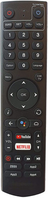 BhalTech BTB09B Set Top Box with Voice Fucntion Google Assistant and YouTube Compatible Hathway Remote Controller(Black)