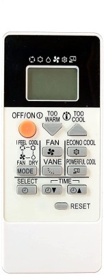 BhalTech 122A AC Compatible for  Mitsubishi AC Remote Controller(White)