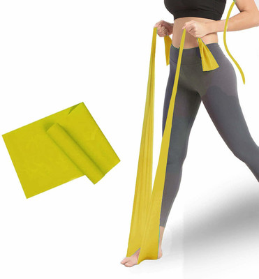 Health Care Devices Resistance Loop Band for Legs and Hand Loop Elastic Belt Round Rubber Rope Resistance Tube(Yellow)