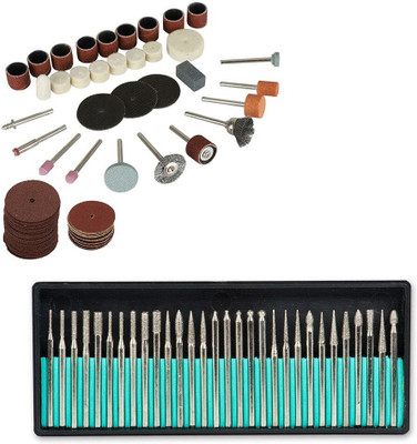 Digital Craft Rotary Tool Kit Mini Bit 3.2mm6pc HSS Rotary Burs 12Pc Wire Brush Rotary Tool(3.2 mm)