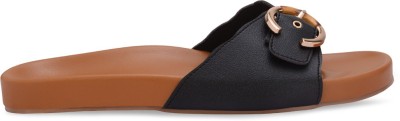 ROCIA Women Flats(Black , 4)