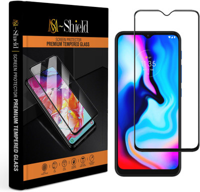 MS-Shield Edge To Edge Tempered Glass for Motorola E7 Plus, Moto E7 Plus(Pack of 1)