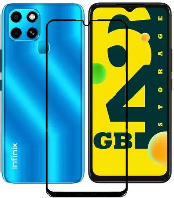 GLOBALCASE Edge To Edge Tempered Glass for Infinix Smart 6(Pack of 1)