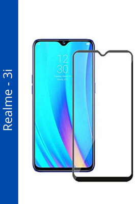 Pandaco Edge To Edge Tempered Glass for Realme 3i(Pack of 1)