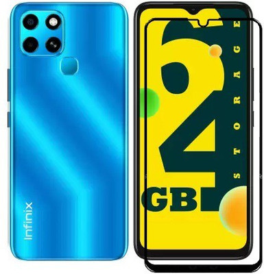 AB PRIME Edge To Edge Tempered Glass for INFINIX SMART 6(Pack of 1)