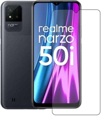 NIMMIKA ENTERPRISES Tempered Glass Guard for realme Narzo 50i(Pack of 1)