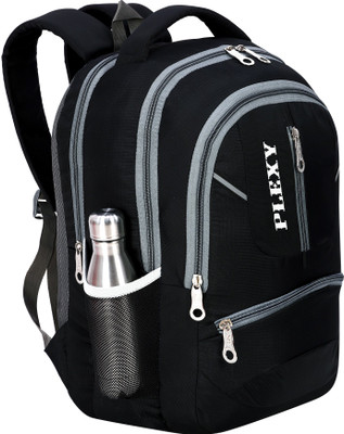 PLEXY spacy comfortable 4th to 10th class casual school bags Waterproof Backpack(Black, 28 L)