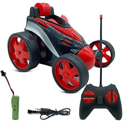 Gupta sales Mini Stunt Remote Control Rechargeable Car Toy for Kids - 360 Degree Rotating(Red)