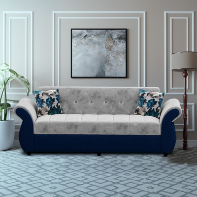 Bharat Lifestyle Alina Fabric 3 Seater Sofa On Flipkart For Rs. 13999 @ 72% off