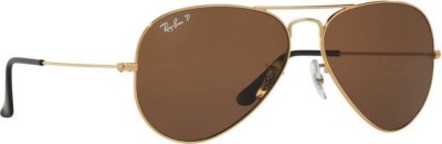 Ray-Ban Aviator Sunglasses(For Men, Grey)